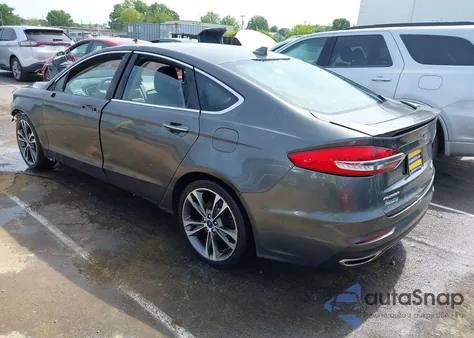 2020 Ford Fusion Titanium from USA, damaged, VIN 3FA6P0D98LR199551